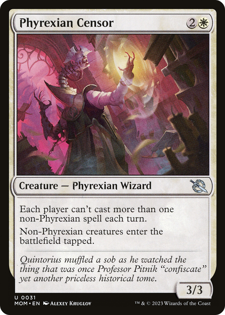 Phyrexian Censor [March of the Machine] [Foil]