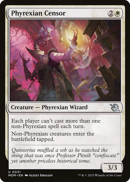 Phyrexian Censor [March of the Machine] [Foil]
