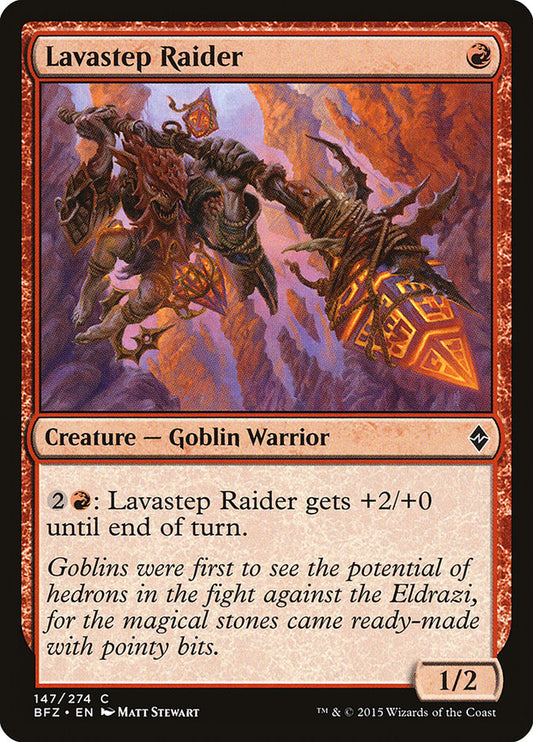 Lavastep Raider [Battle for Zendikar] [Foil]