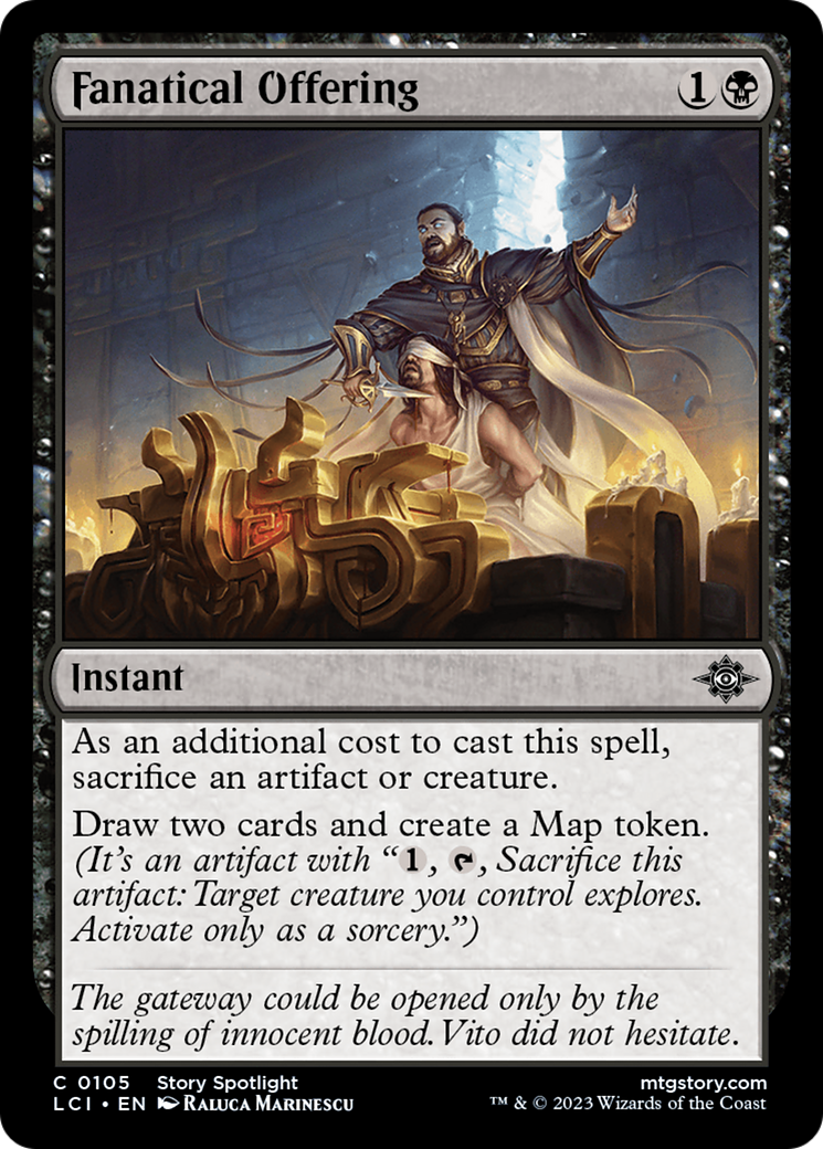 Fanatical Offering [The Lost Caverns of Ixalan] [Foil]