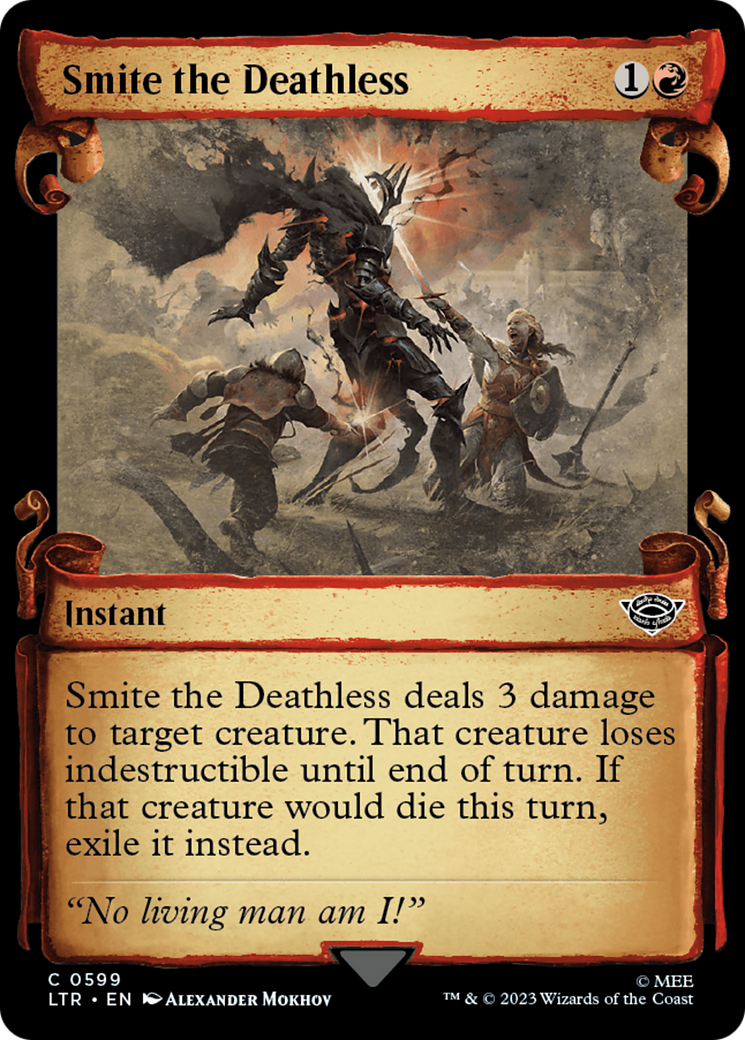 Smite the Deathless [The Lord of the Rings: Tales of Middle-Earth Showcase Scrolls] [Foil]