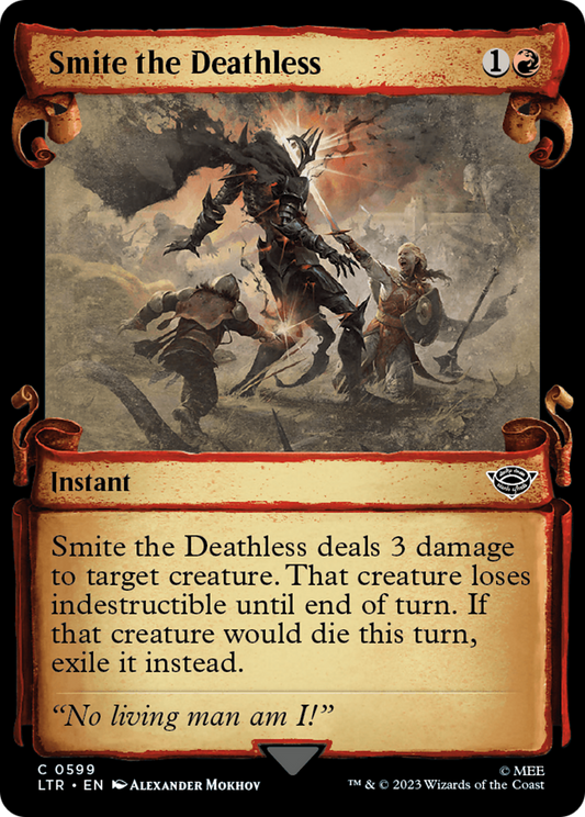 Smite the Deathless [The Lord of the Rings: Tales of Middle-Earth Showcase Scrolls] [Foil]