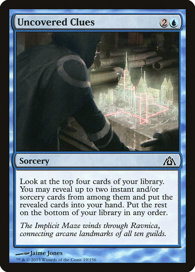 Uncovered Clues [Dragon's Maze] [Foil]