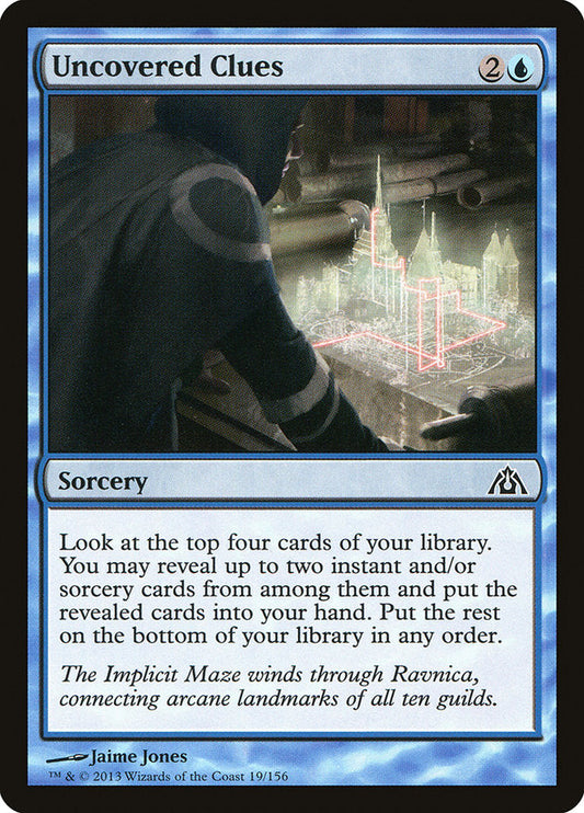 Uncovered Clues [Dragon's Maze] [Foil]