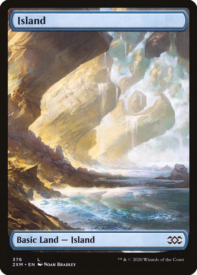 Island (376) [Double Masters] [Foil]