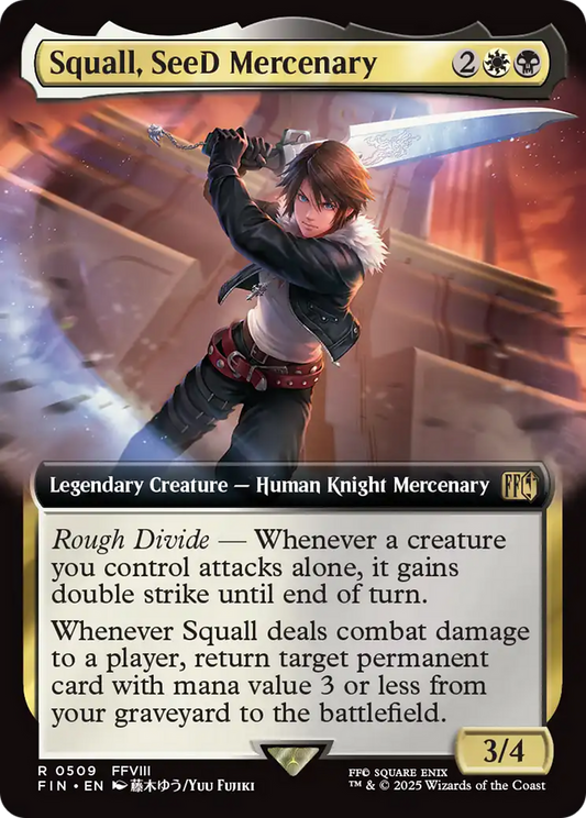 Squall, SeeD Mercenary (Extended Art) [FINAL FANTASY] [Foil]