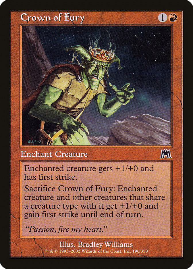 Crown of Fury [Onslaught] [Foil]
