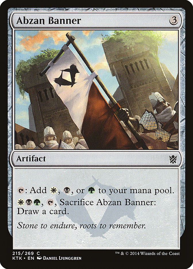 Abzan Banner [Khans of Tarkir] [Foil]
