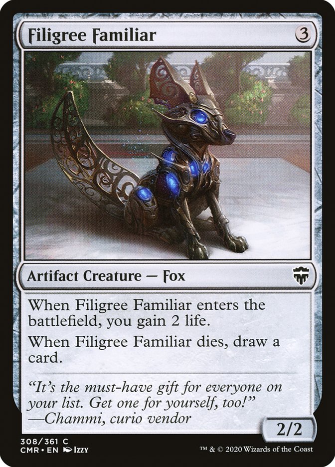 Filigree Familiar [Commander Legends] [Foil]