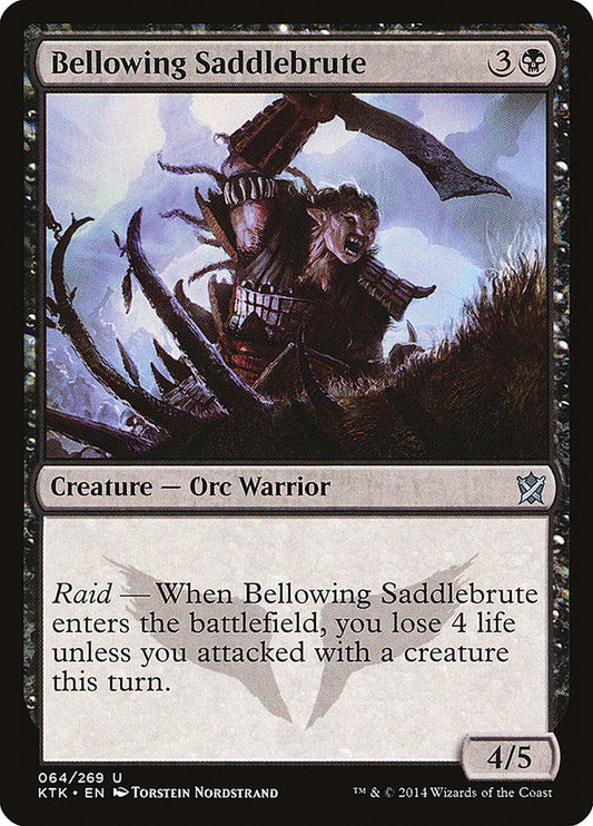 Bellowing Saddlebrute [Khans of Tarkir] [Foil]