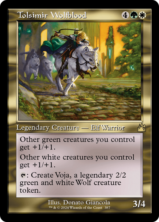 Tolsimir Wolfblood (Retro Frame) [Ravnica Remastered] [Foil]
