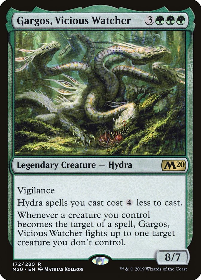 Gargos, Vicious Watcher [Core Set 2020] [Foil]
