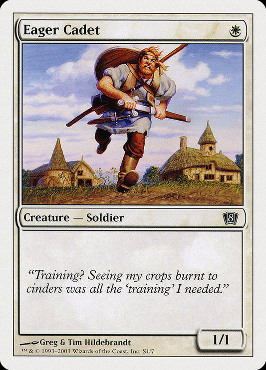 Eager Cadet [Eighth Edition] [Foil]