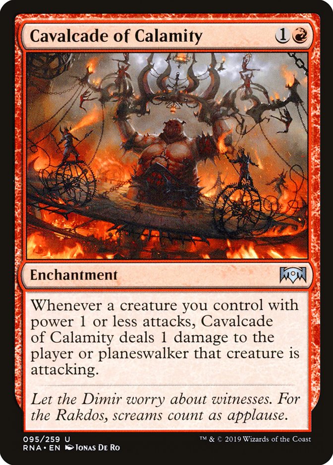 Cavalcade of Calamity [Ravnica Allegiance] [Foil]
