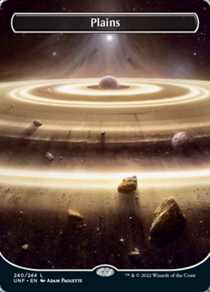 Plains (240) (Orbital Space-ic Land) [Unfinity] [Foil]