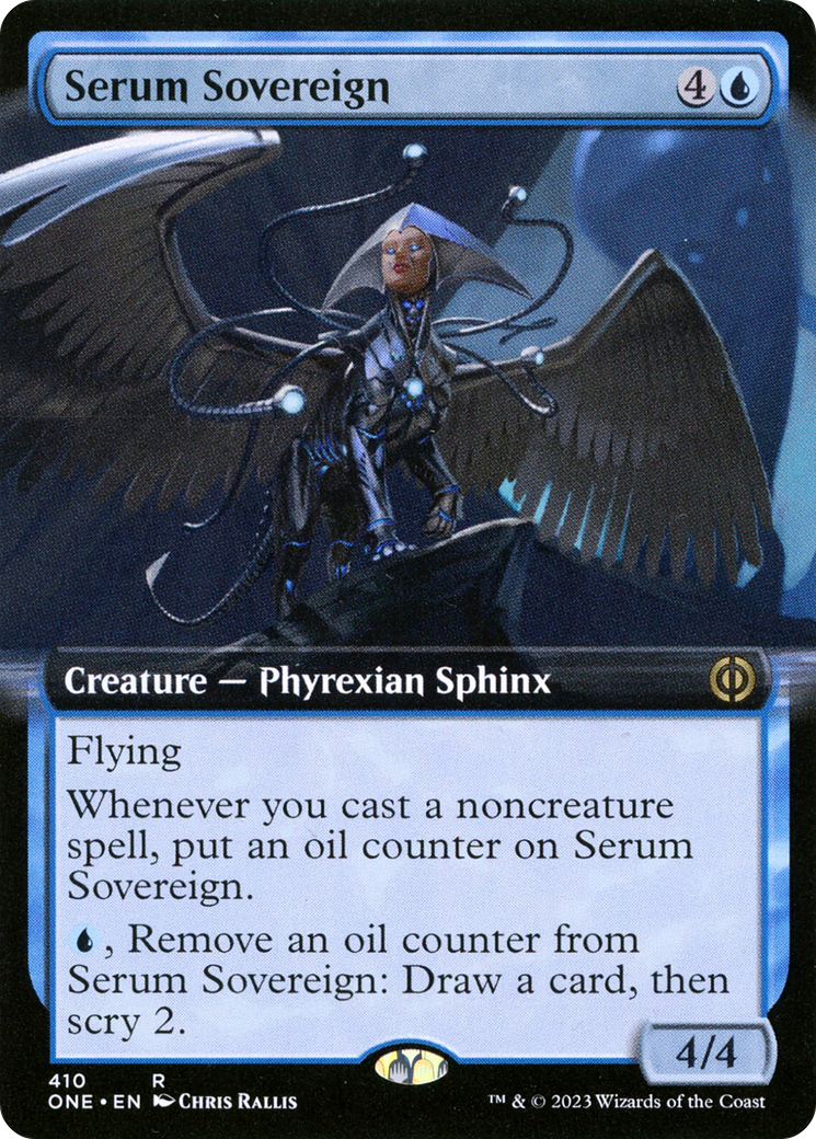Serum Sovereign (Extended Art) [Phyrexia: All Will Be One] [Foil]