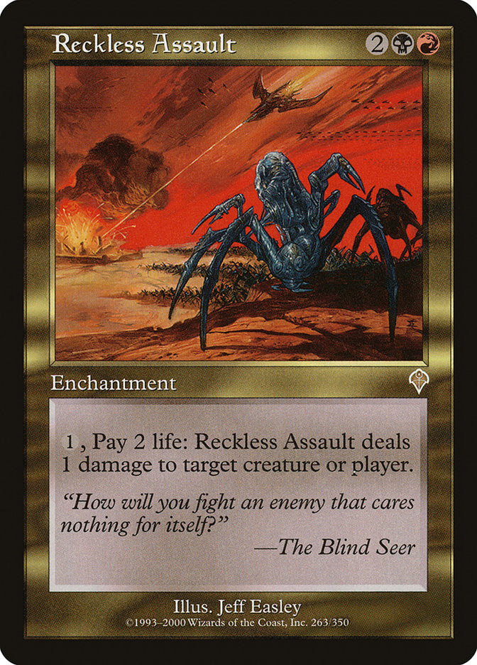 Reckless Assault [Invasion] [Foil]