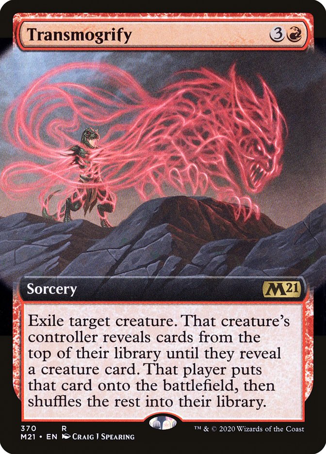 Transmogrify (Extended Art) [Core Set 2021] [Foil]