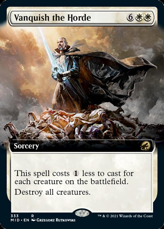 Vanquish the Horde (Extended Art) [Innistrad: Midnight Hunt] [Foil]