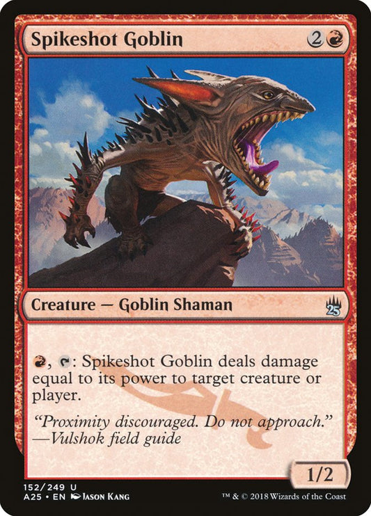 Spikeshot Goblin [Masters 25] [Foil]