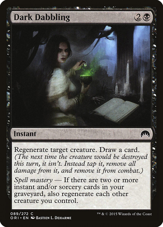 Dark Dabbling [Magic Origins] [Foil]