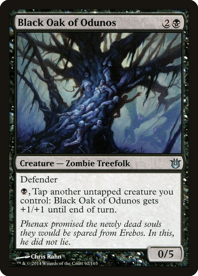 Black Oak of Odunos [Born of the Gods] [Foil]