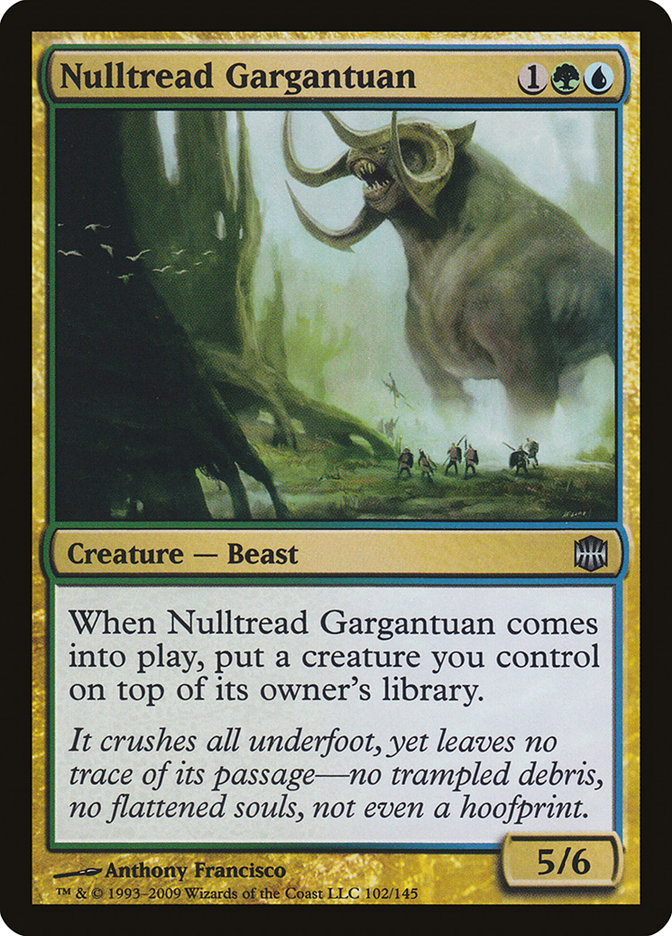 Nulltread Gargantuan [Alara Reborn] [Foil]