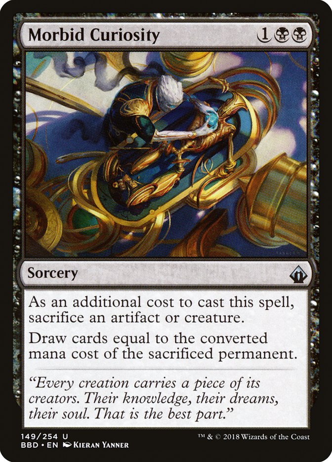 Morbid Curiosity [Battlebond] [Foil]