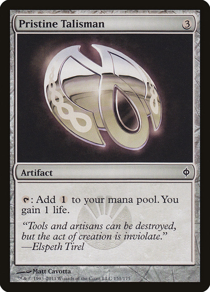 Pristine Talisman [New Phyrexia] [Foil]