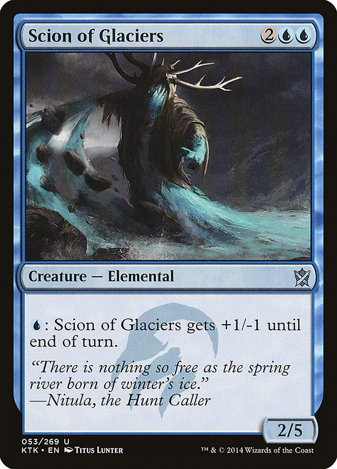 Scion of Glaciers [Khans of Tarkir] [Foil]