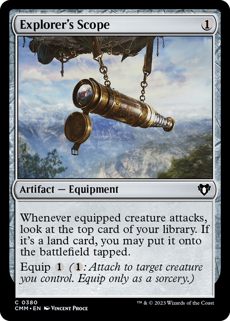 Explorer's Scope [Commander Masters] [Foil]