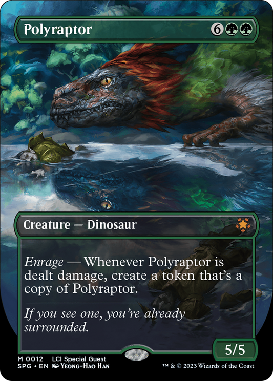 Polyraptor (Borderless) [The Lost Caverns of Ixalan Special Guests] [Foil]