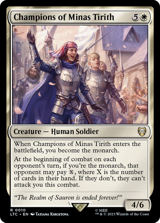 Champions of Minas Tirith [The Lord of the Rings: Tales of Middle-Earth Commander] [Foil]
