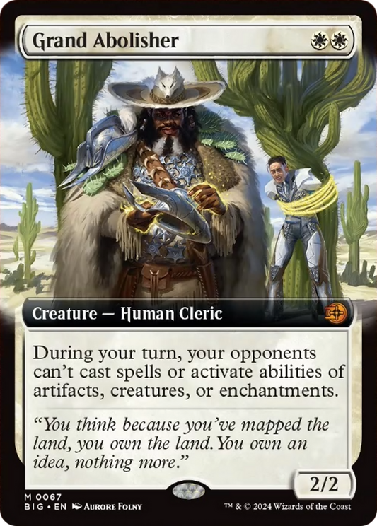 Grand Abolisher (Extended Art) [Outlaws of Thunder Junction: The Big Score] [Foil]