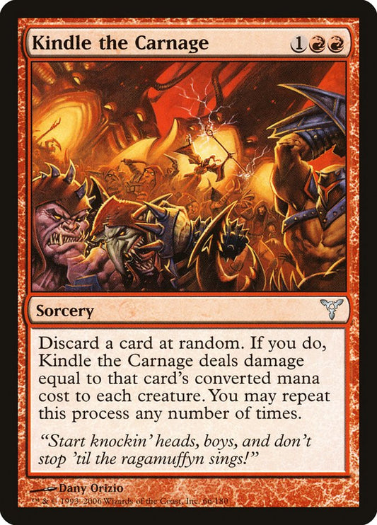 Kindle the Carnage [Dissension] [Foil]