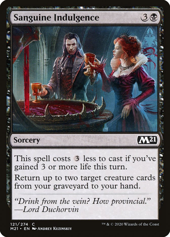 Sanguine Indulgence [Core Set 2021] [Foil]