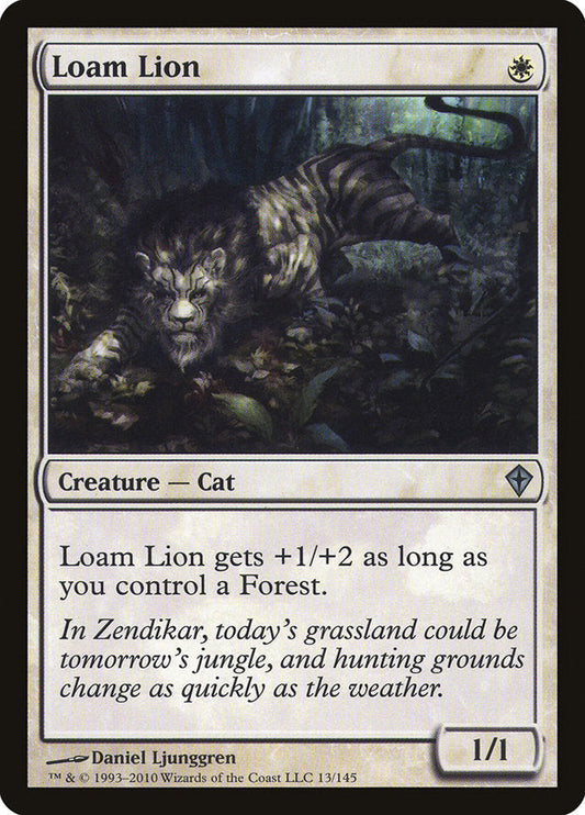 Loam Lion [Worldwake] [Foil]