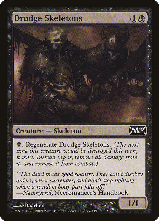 Drudge Skeletons [Core Set 2010] [Foil]