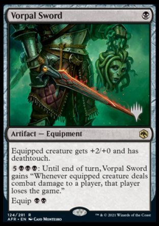 Vorpal Sword (Promo Pack) [Dungeons & Dragons: Adventures in the Forgotten Realms Promos] [Foil]