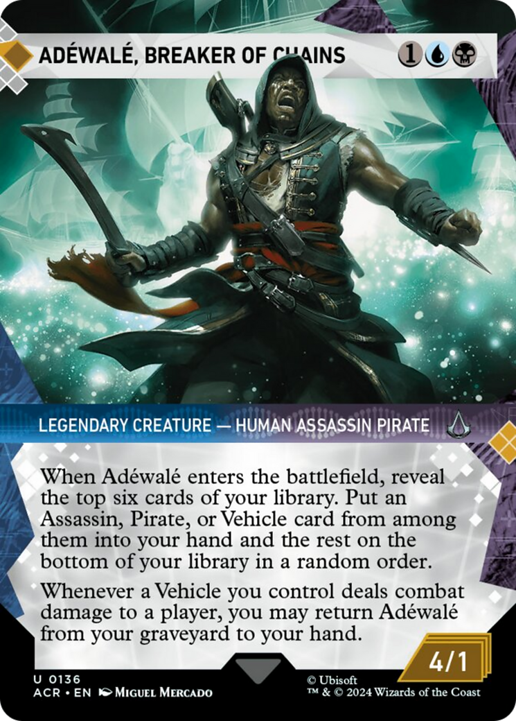 Adewale, Breaker of Chains (Showcase) [Assassin's Creed] [Foil]