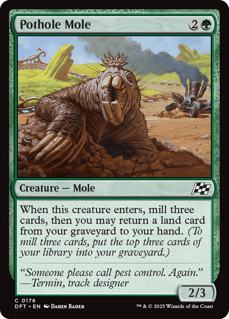 Pothole Mole [Aetherdrift] [Foil]
