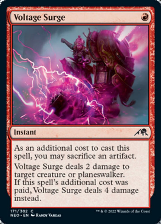 Voltage Surge [Kamigawa: Neon Dynasty] [Foil]