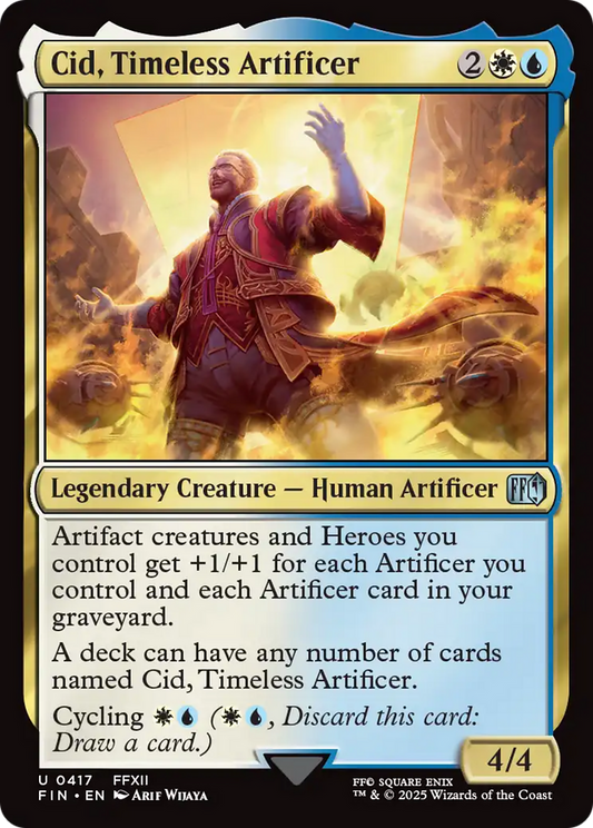 Cid, Timeless Artificer (0417) [FINAL FANTASY] [Foil]