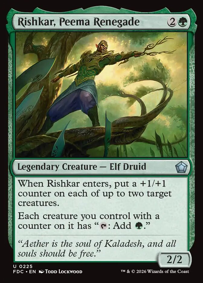 Rishkar, Peema Renegade [Foundations Commander]