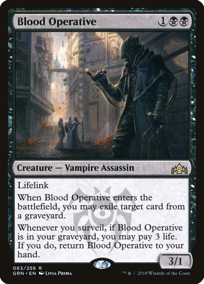 Blood Operative [Guilds of Ravnica] [Foil]