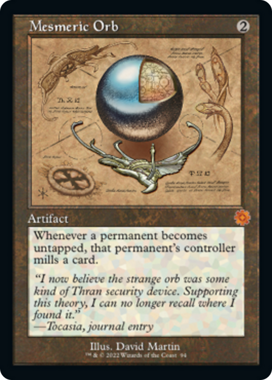 Mesmeric Orb (Retro Schematic) [The Brothers' War Retro Artifacts] [Foil]