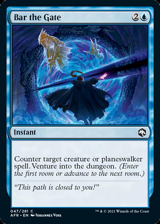 Bar the Gate [Dungeons & Dragons: Adventures in the Forgotten Realms] [Foil]