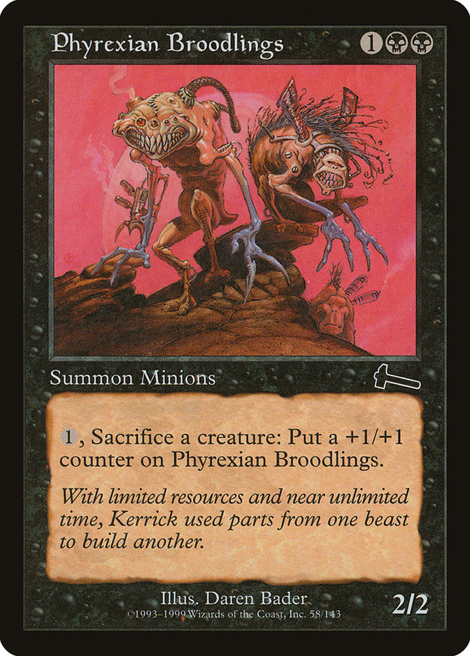 Phyrexian Broodlings [Urza's Legacy] [Foil]