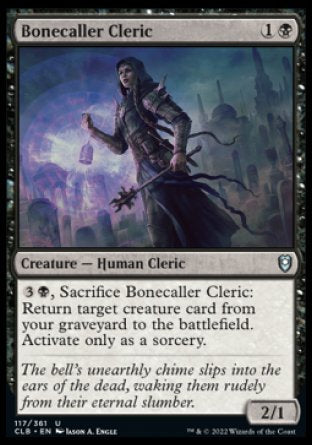 Bonecaller Cleric [Commander Legends: Battle for Baldur's Gate] [Foil]
