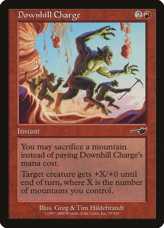 Downhill Charge [Nemesis] [Foil]